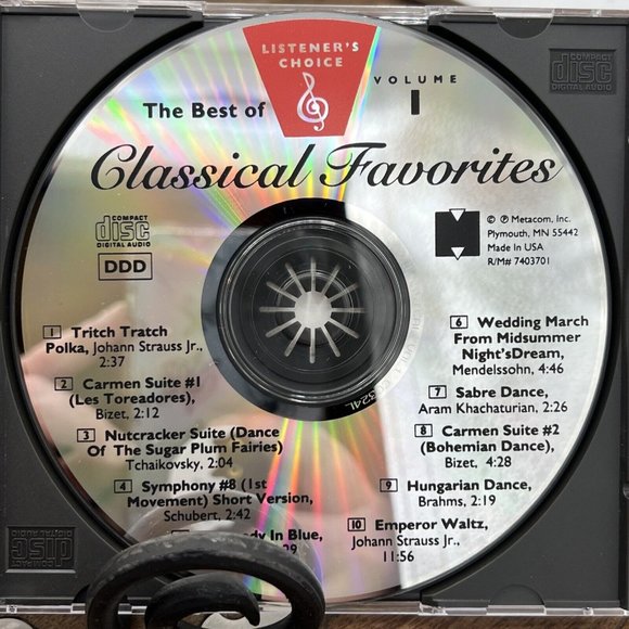 Listener's Choice - The Best of Classical Favorites Volume 1 - Music CD - - - - Picture 5 of 6